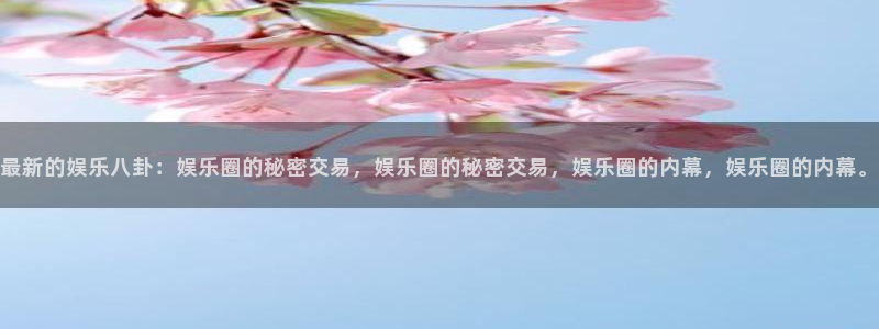 美狮贵宾会平台链接：最新的娱乐八卦：娱乐圈的秘密交易，娱乐圈的秘密交易，娱乐圈的内幕，娱乐圈的内幕。
